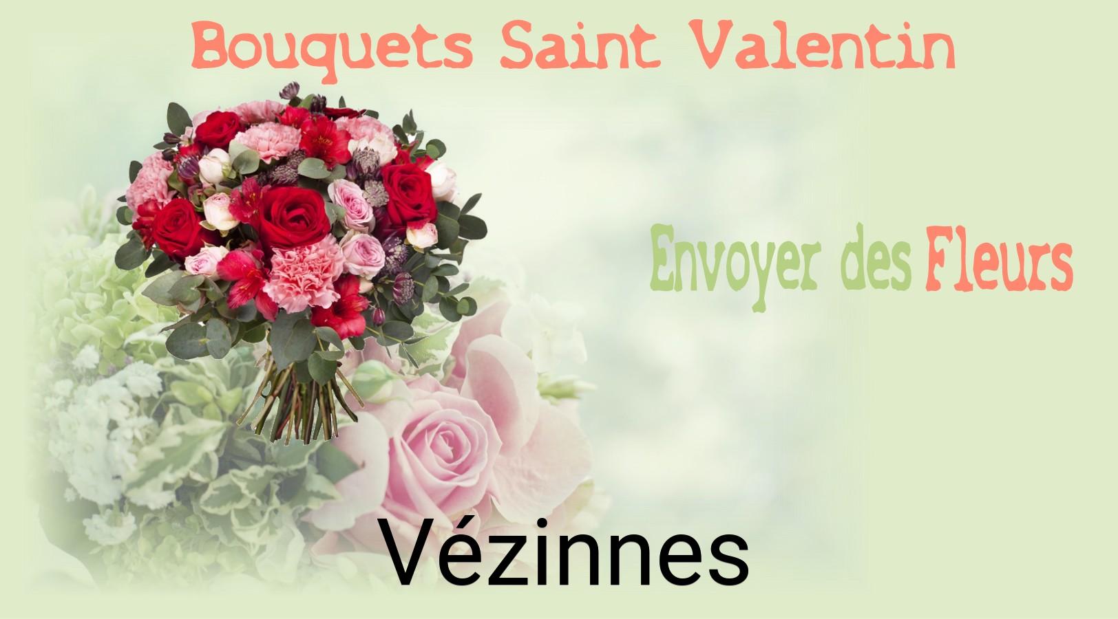 Roses de Saint-Valentin livrées à Vézinnes